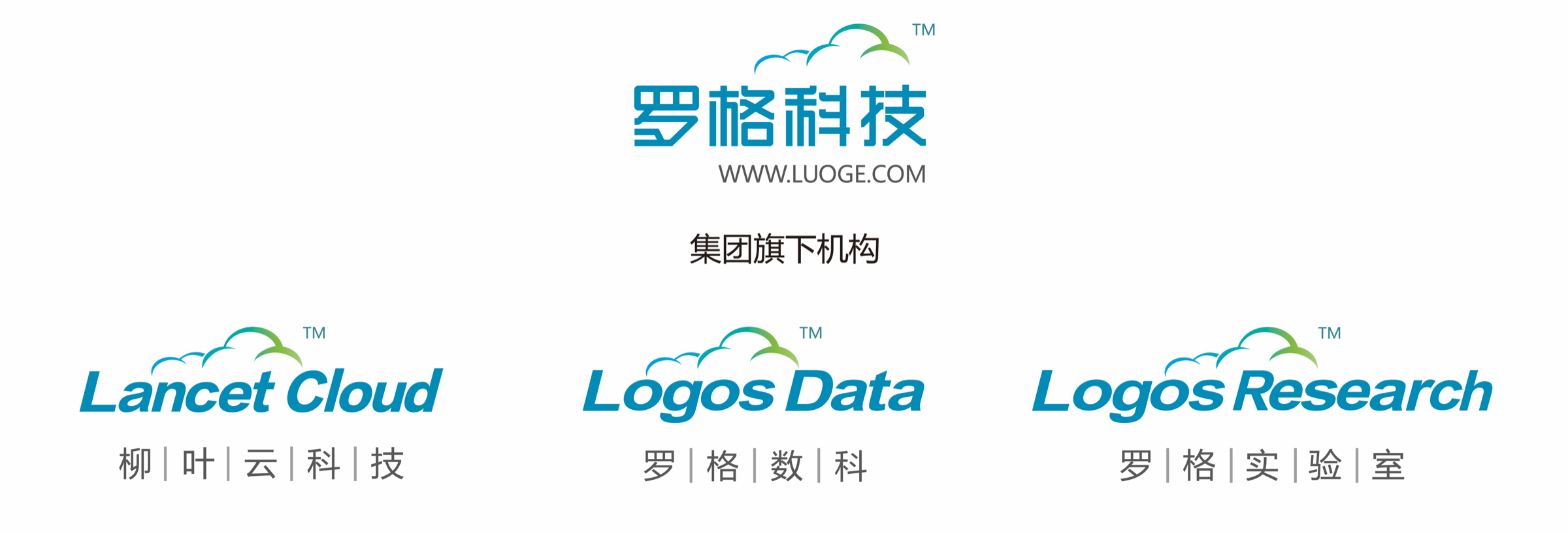 罗格科技集团旗下机构：柳叶云科技、罗格数科、罗格实验室